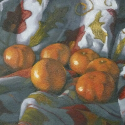 Tangerine Suzani I